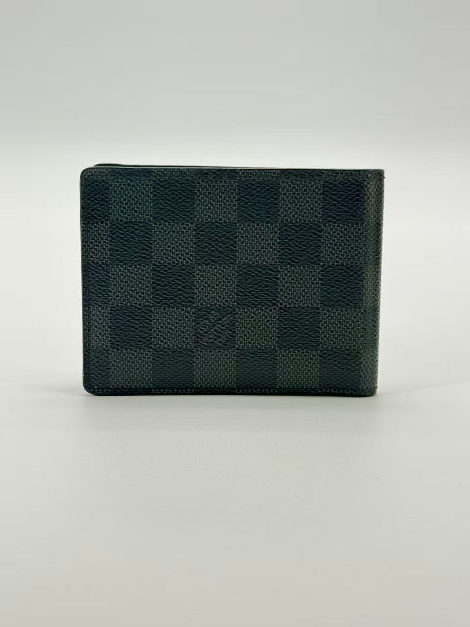 Multiple Wallet Damier Graphite