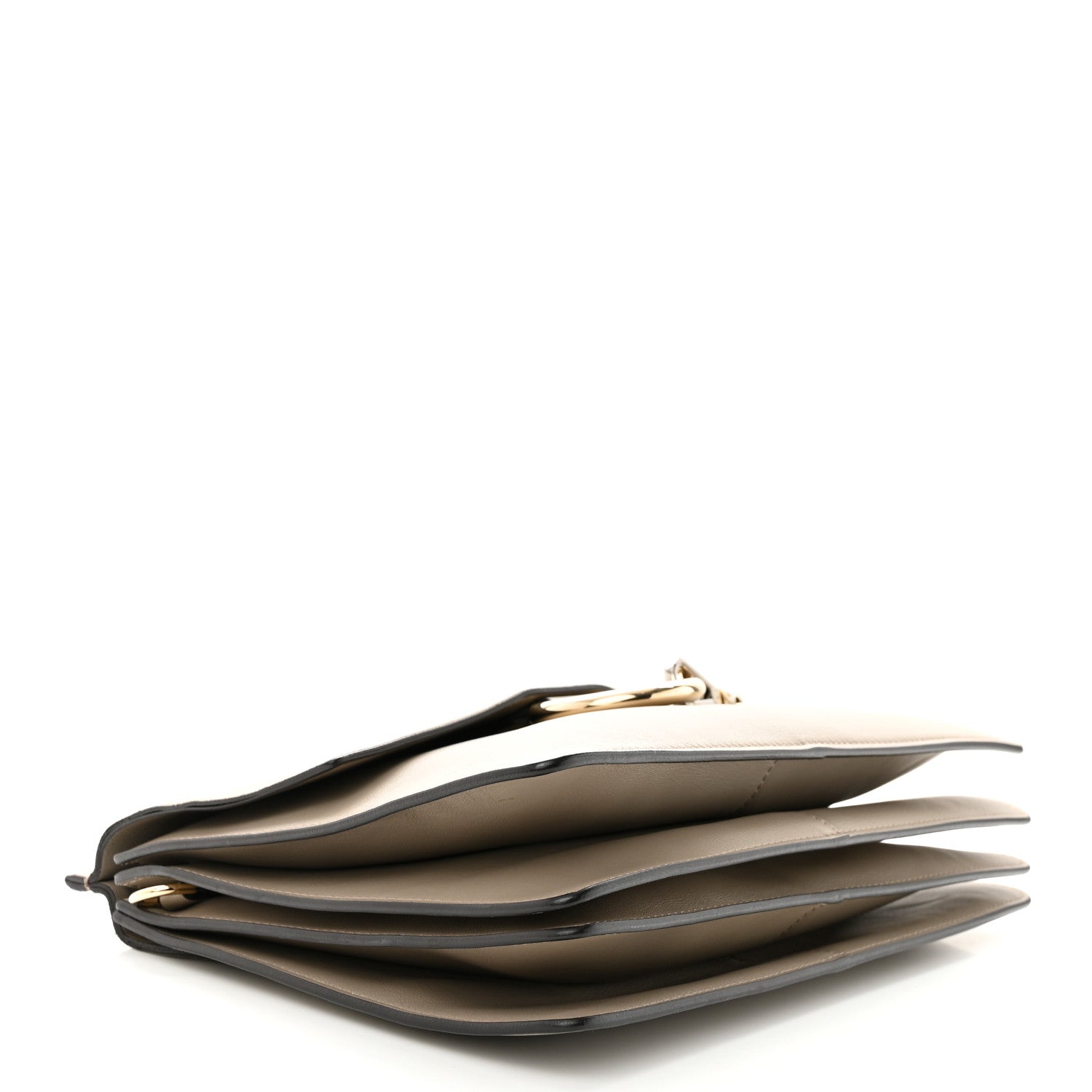 Calfskin Suede Medium Faye Shoulder Bag Motty Grey twins