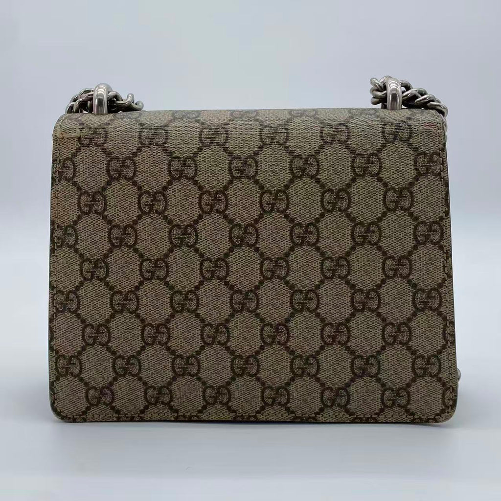 GG Supreme Monogram MIni Dionysus Shoulder Bag Taupe