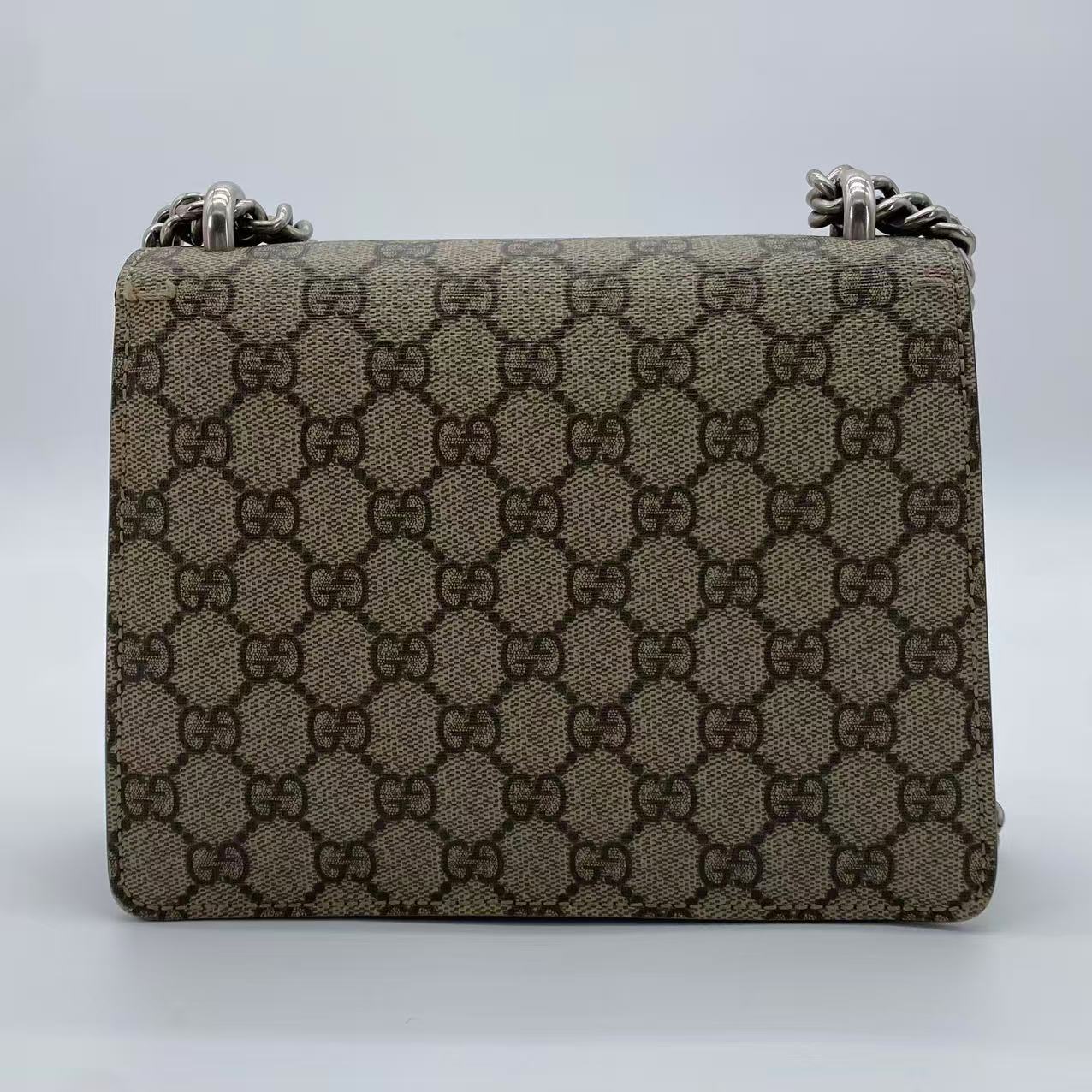 GG Supreme Monogram MIni Dionysus Shoulder Bag Taupe