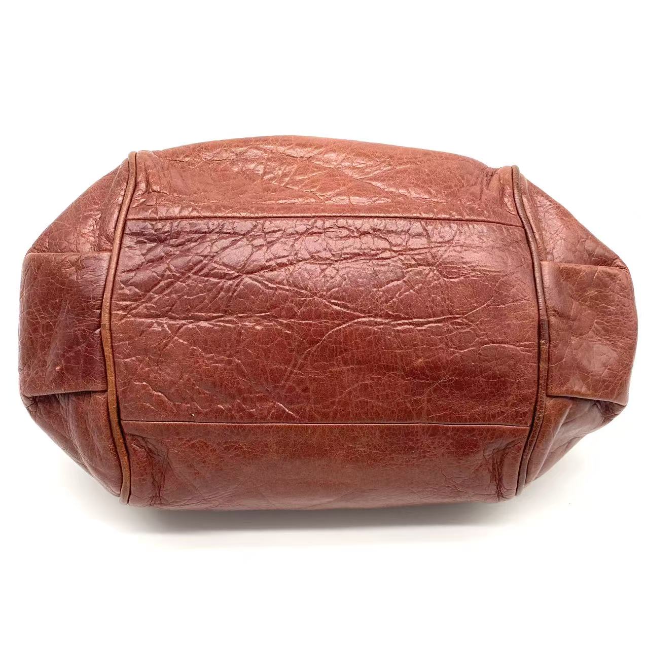  Brown Leather Ethel Satchel