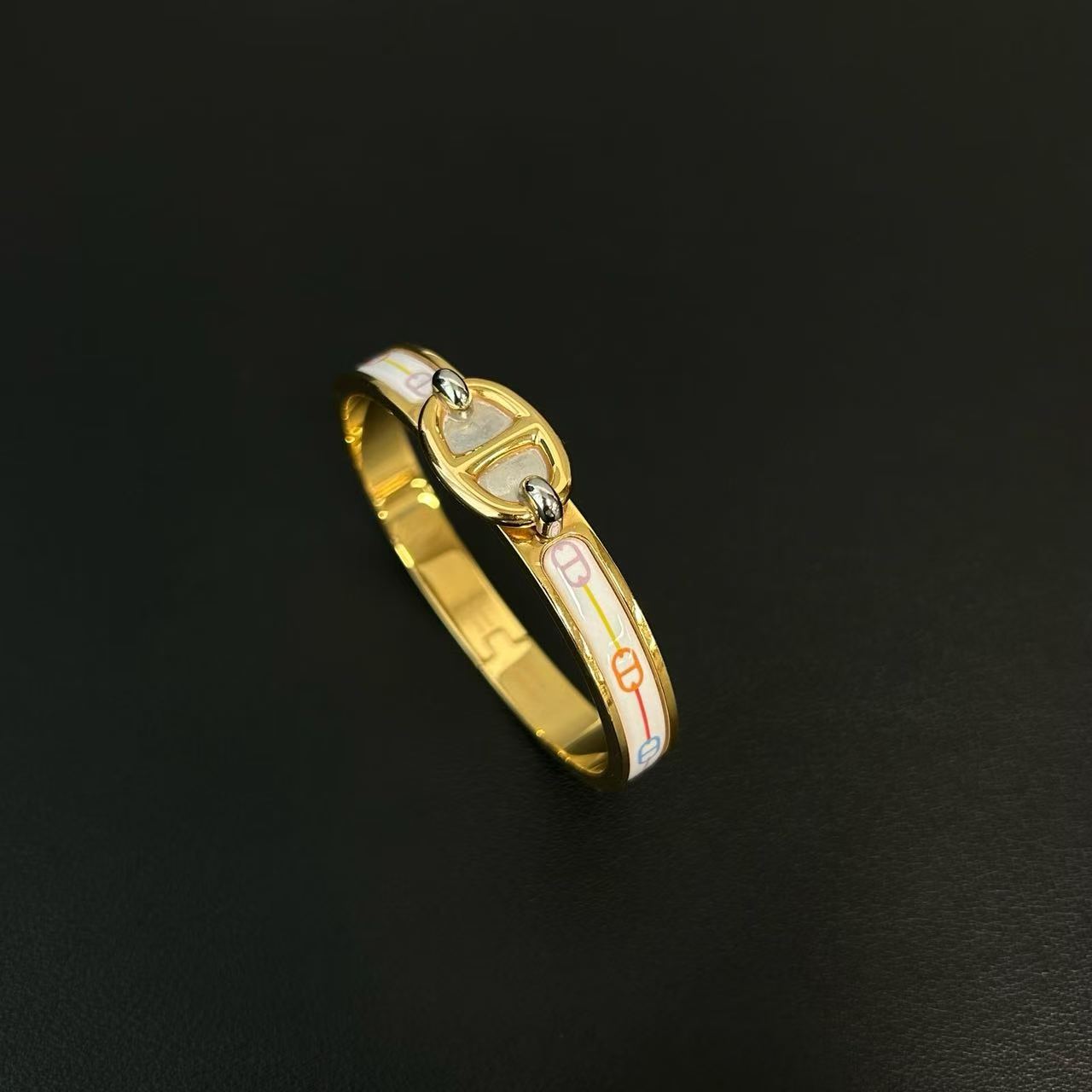 Hermès Mini Clic Chaine d'Ancre Bracelet Twins LDJ4174