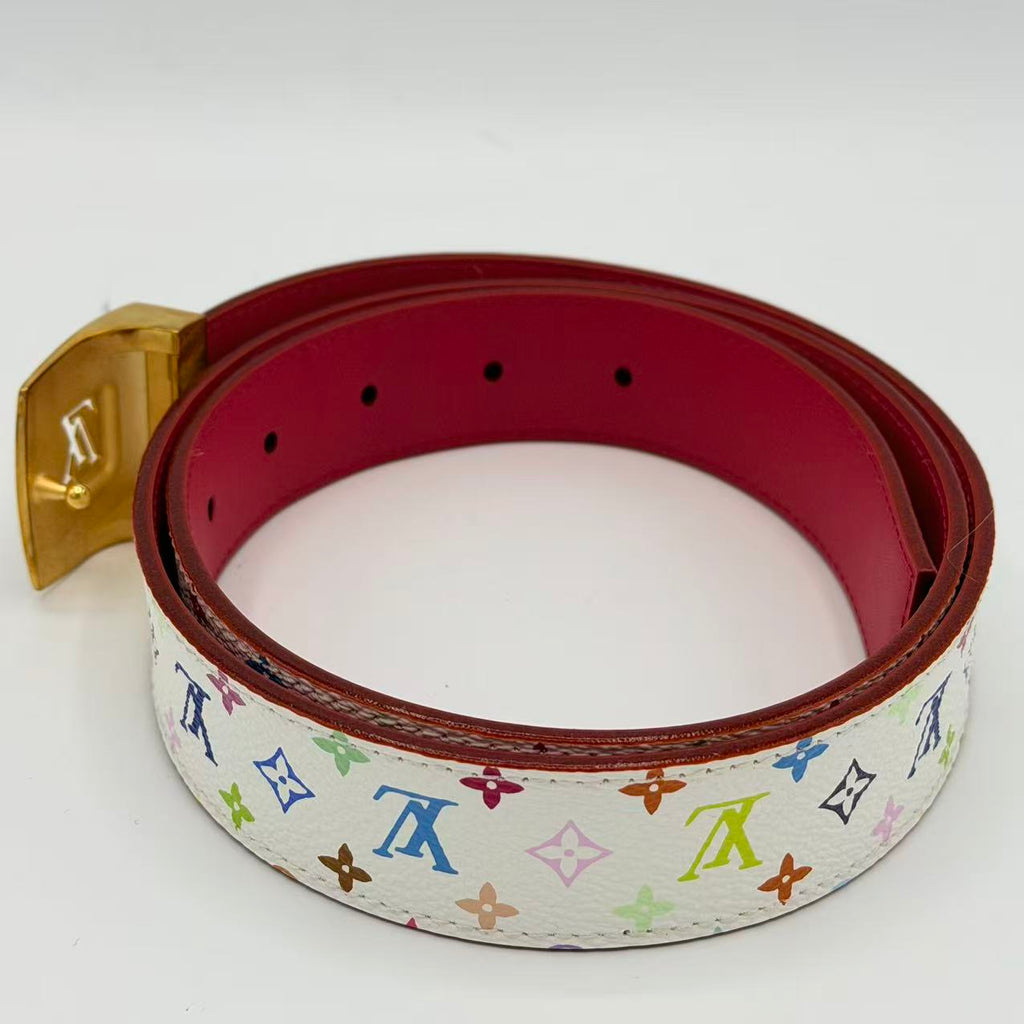 Monogram Multicolore LV Cut Reversible Belt
