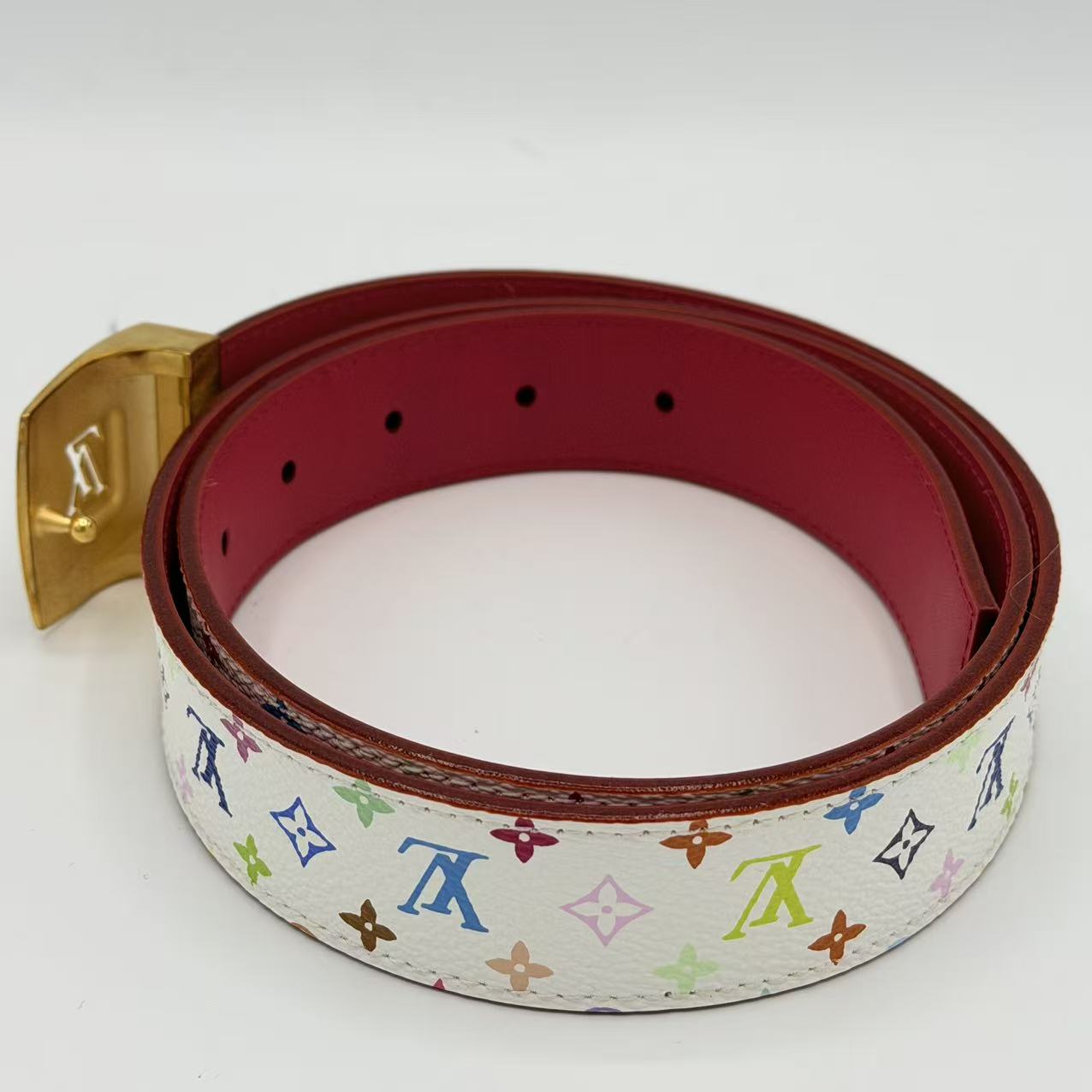 Monogram Multicolore LV Cut Reversible Belt
