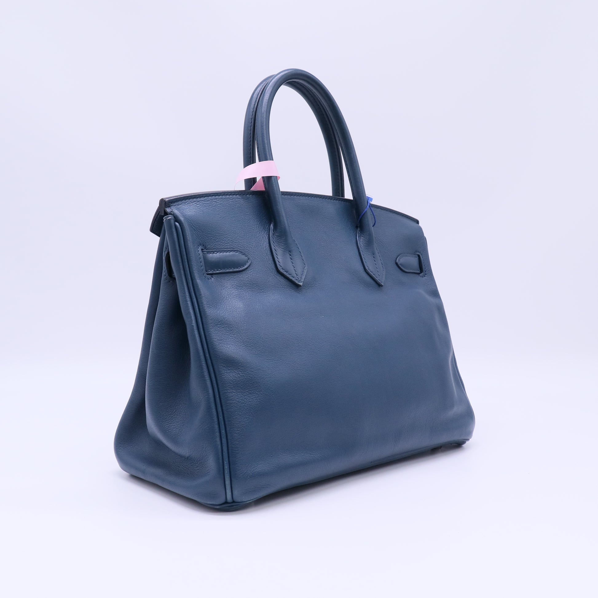 Leather Palladium Plated Birkin Bag Twins LDJ4524