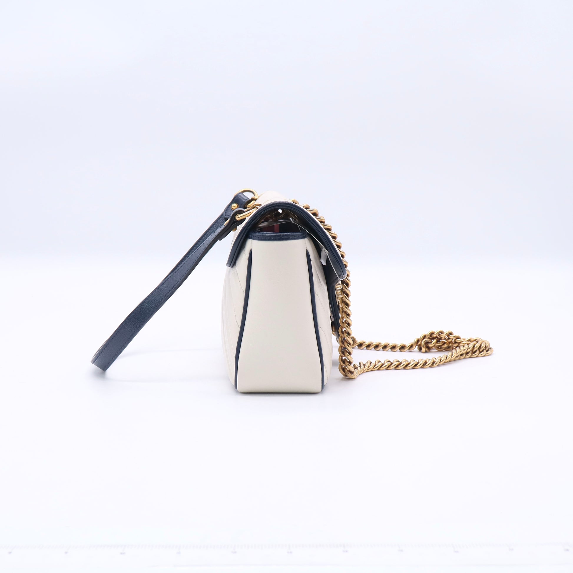 GG Marmont Flap Bag Diagonal Quilted Leather Twins LDJ3389