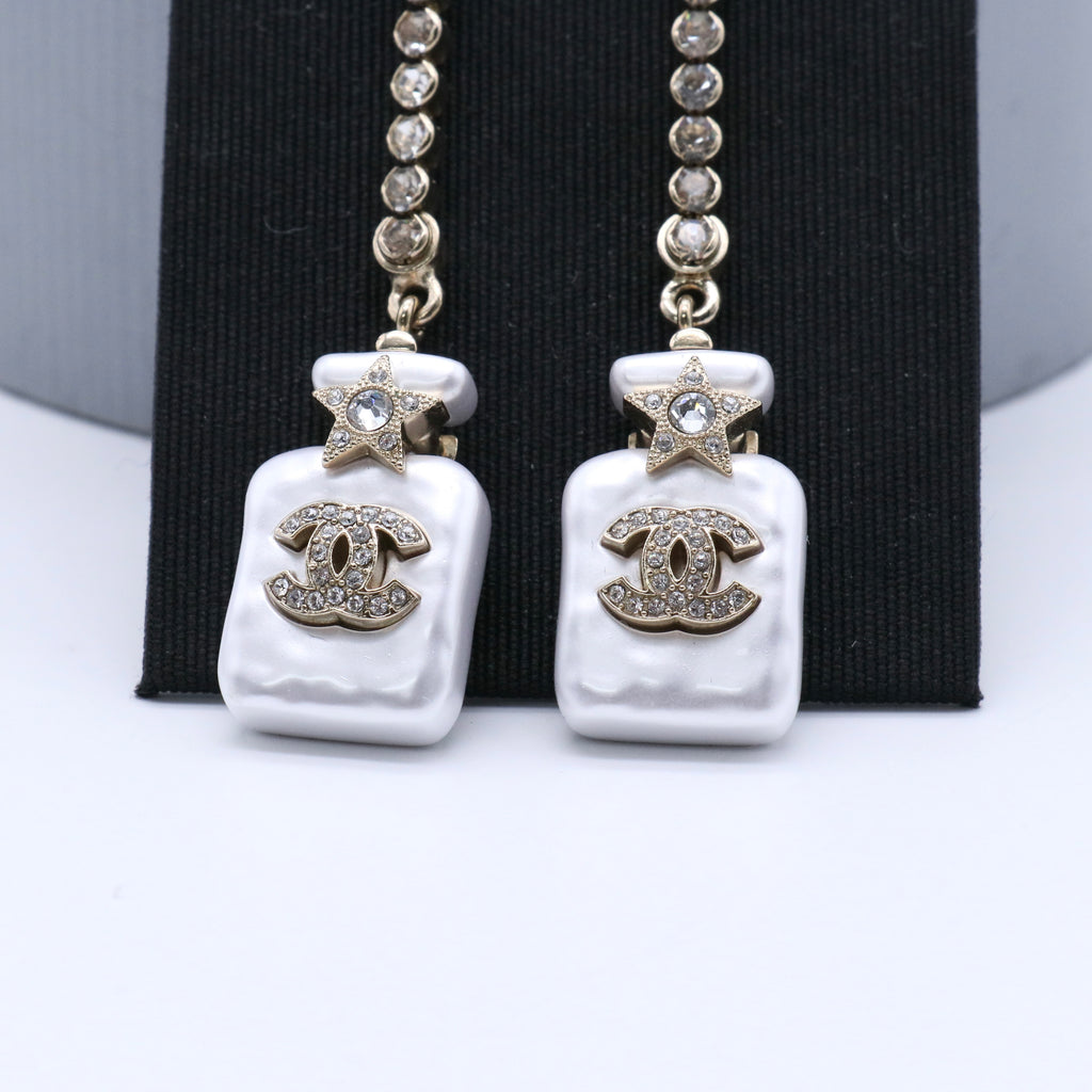 Bottle cc earrings twins