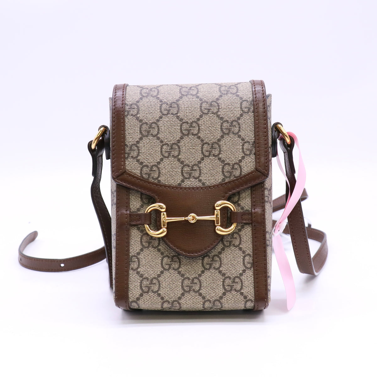 GG Supreme Monogram Mini Horsebit 1955 Crossbody Bag  twins LDJ6499