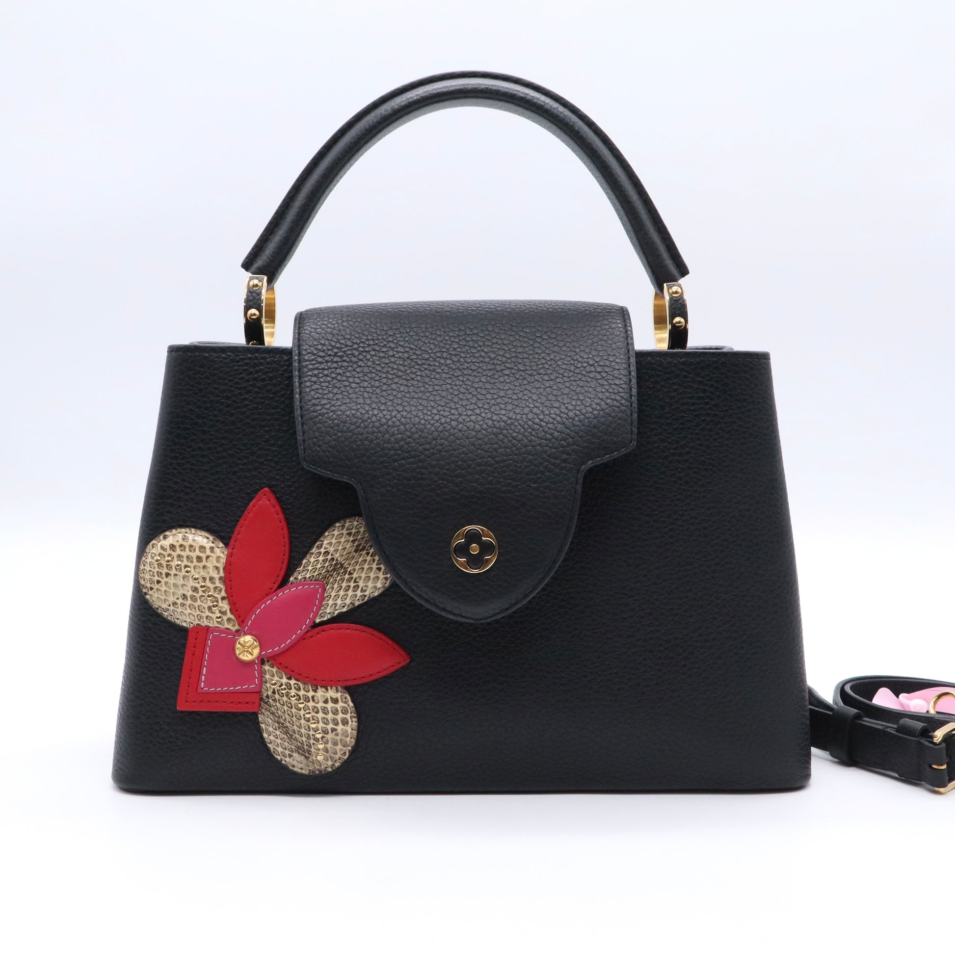 Limited Edition Capucines Bag Leather PM Twins LDJ3493