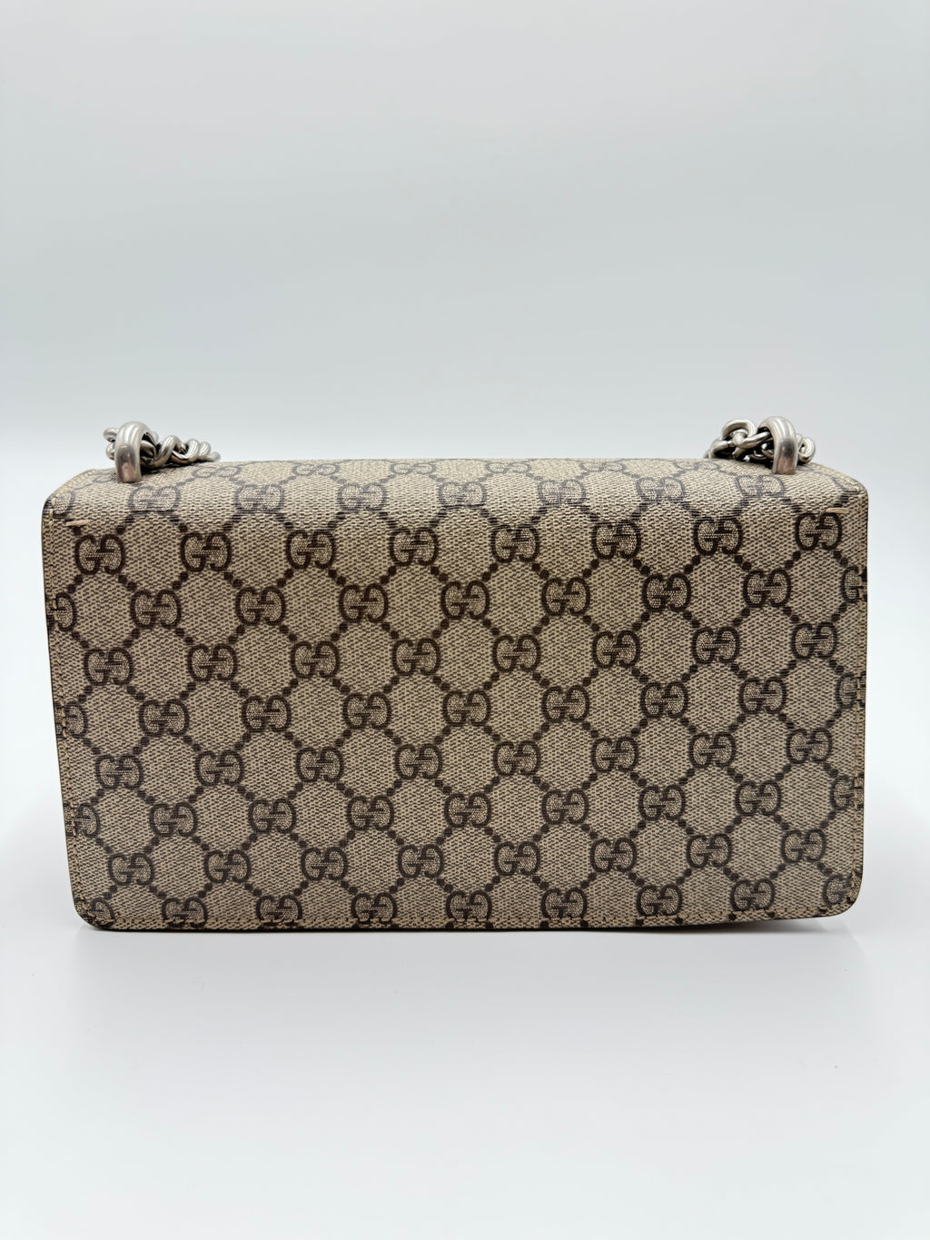 GG Supreme Monogram Dionysus Shoulder Bag Taupe