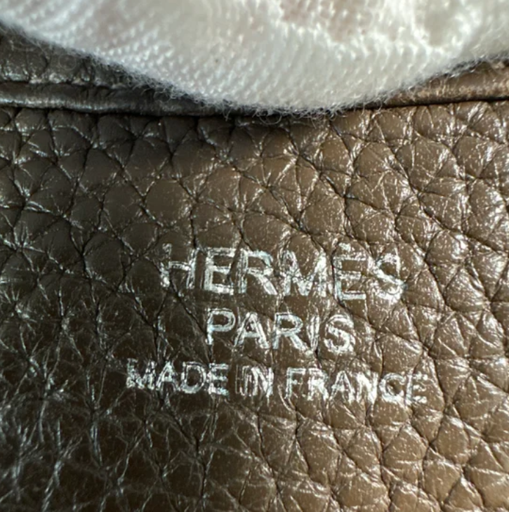 Hermes Taurillon Clemence Evelyne IlI PM Chocolate twins B24164