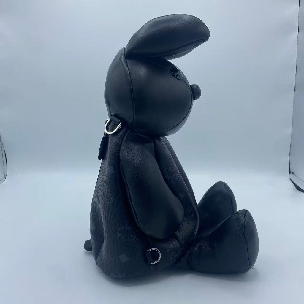 MCM Rabbit Cross Body Bag Black