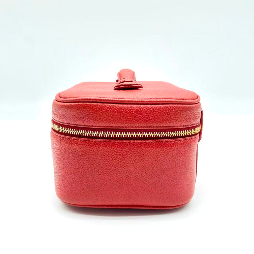 Chanel Vintage Timeless Vanity Case Caviar Mini