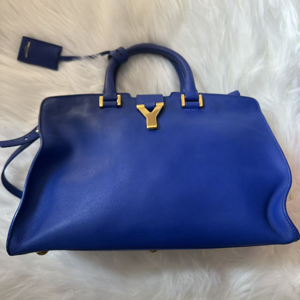YSL blue handbag twins