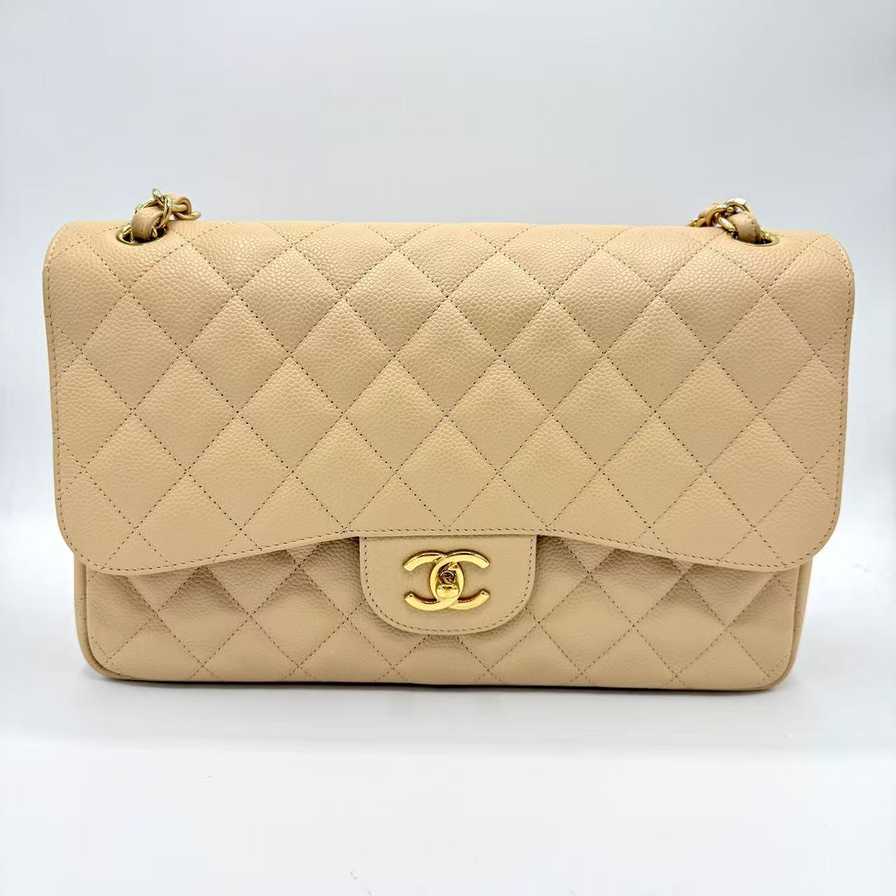Classic Double Flap Caviar Jumbo