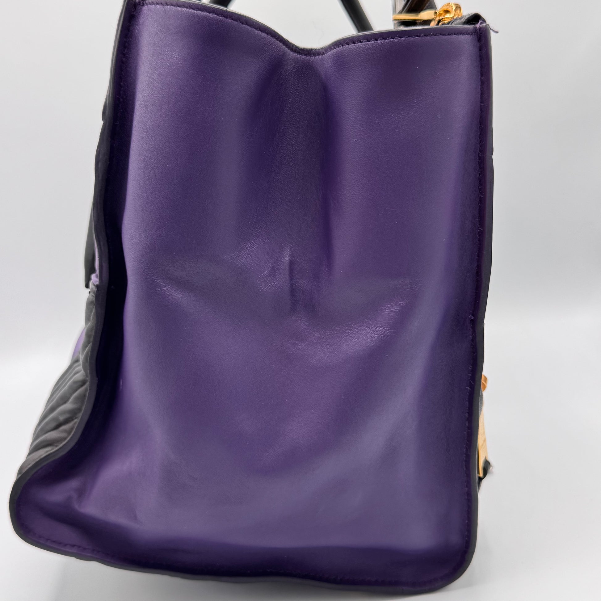 Miu Miu Nappa Biker Satchel