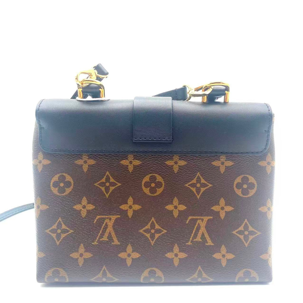 Black Monogram Canvas Locky BB Bag