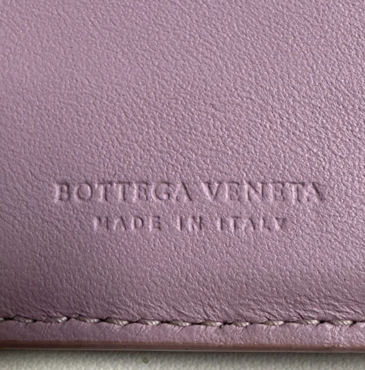 intrecciato-weave bi-fold wallet W23027