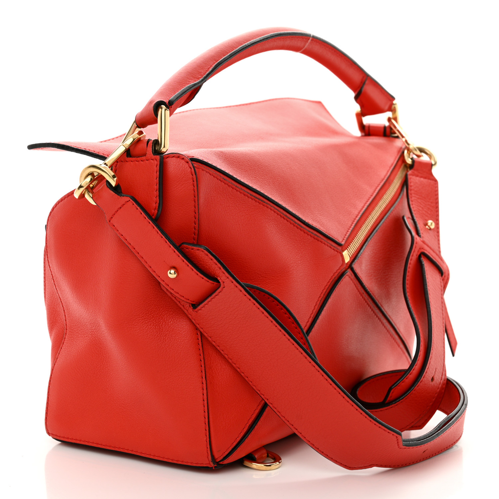 Puzzle Bag Leather Large Twins