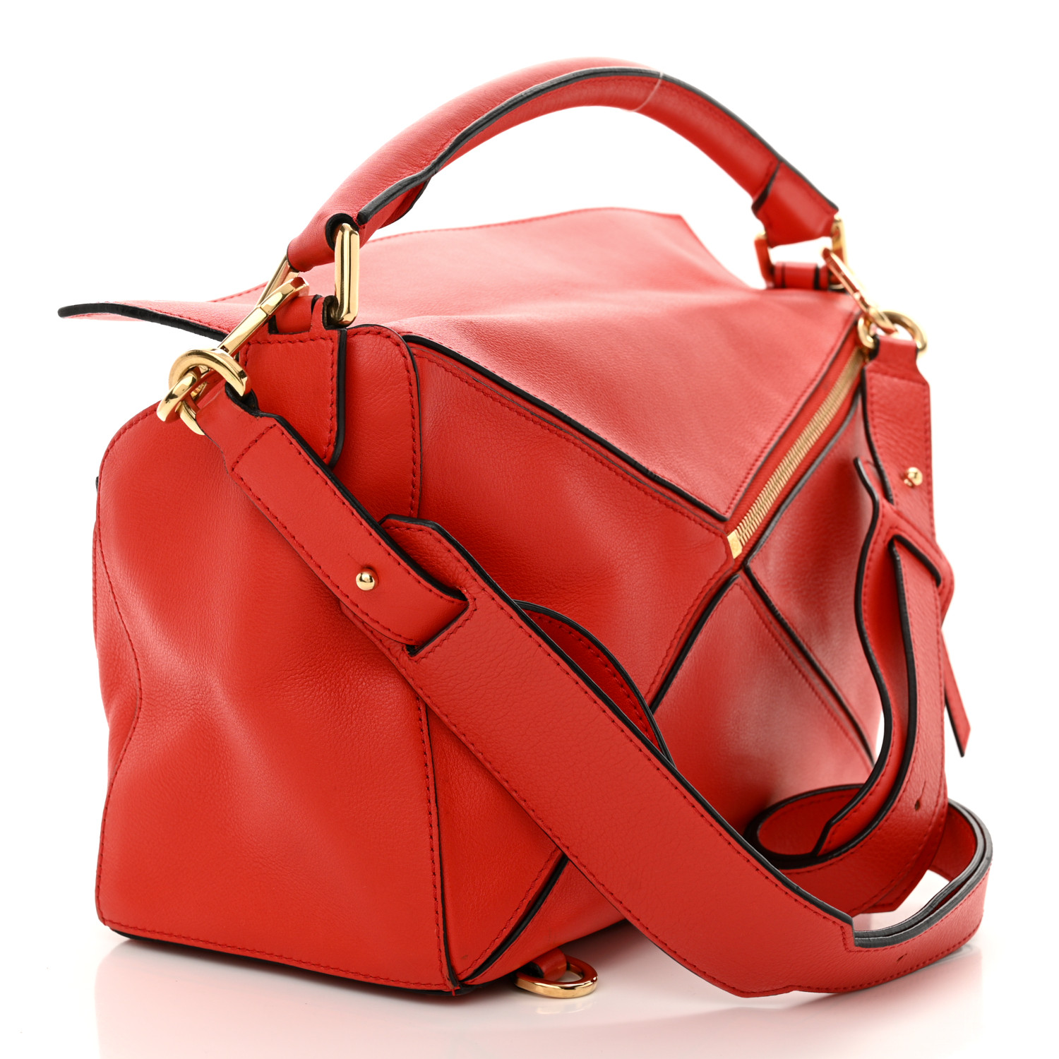 Puzzle Bag Leather Large Twins