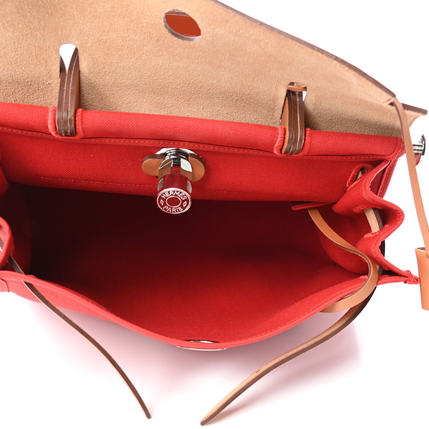 Herbag Zip Leather and Toile 39 Twins