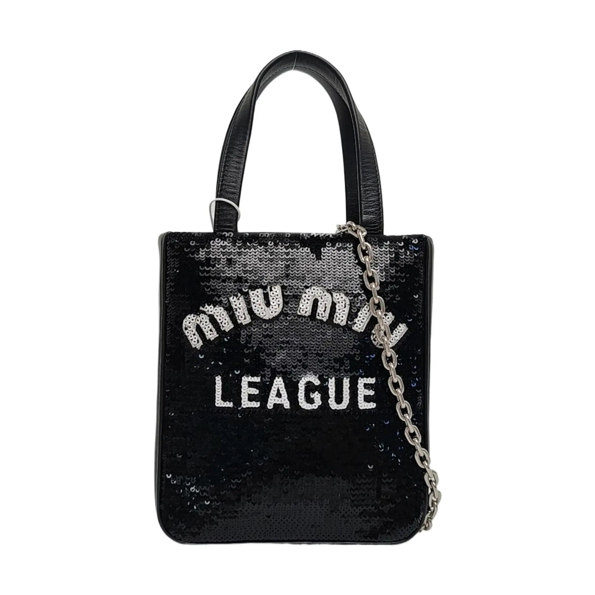 Miu Miu Sequin League Tote twins LDJ6493