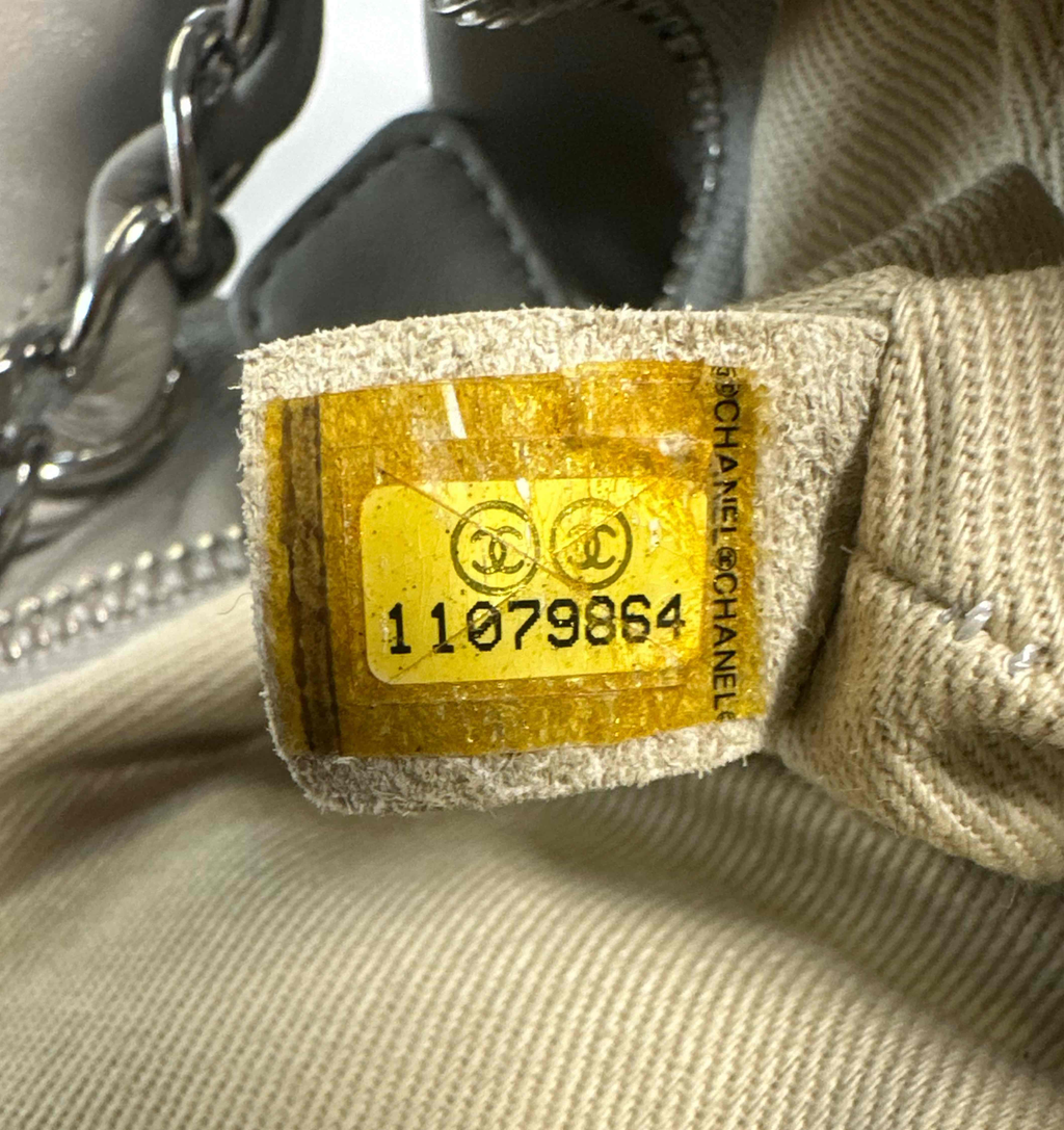 Chanel lambskin shoulder bag beige B24314