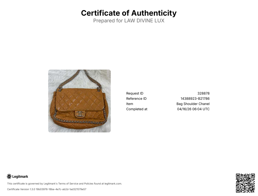Chain Around Flap Bag Quilted Leather Maxi Twins B21786