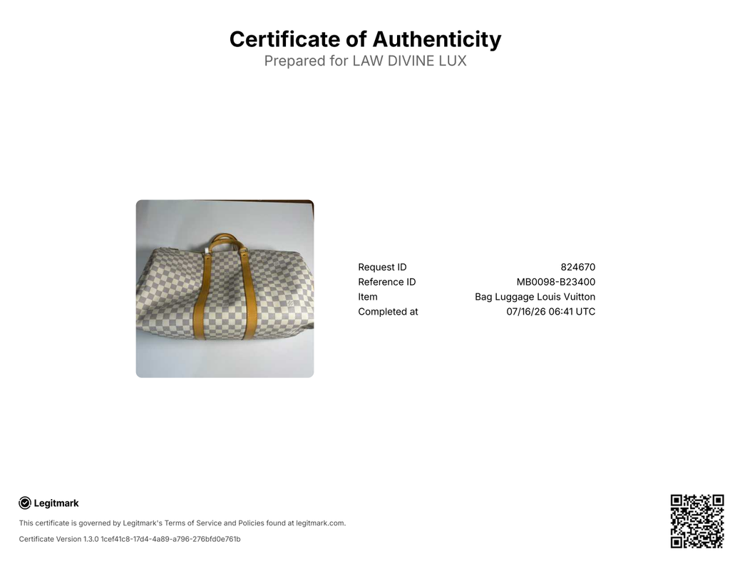 Keepall Bag Damier 50 Twins B23400
