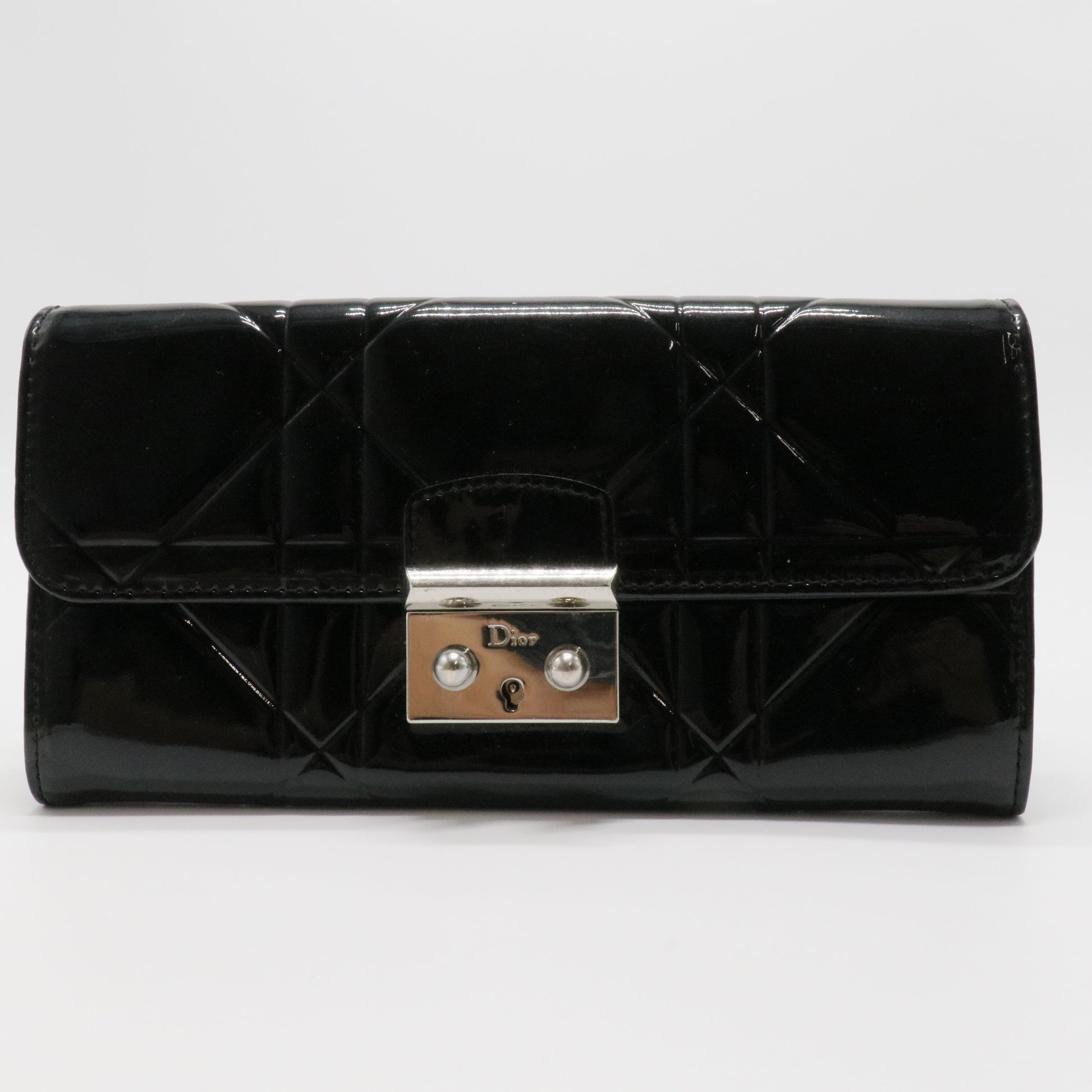 Miss Dior Rendez Vous Chain Wallet Cannage Quilt Patent Twins