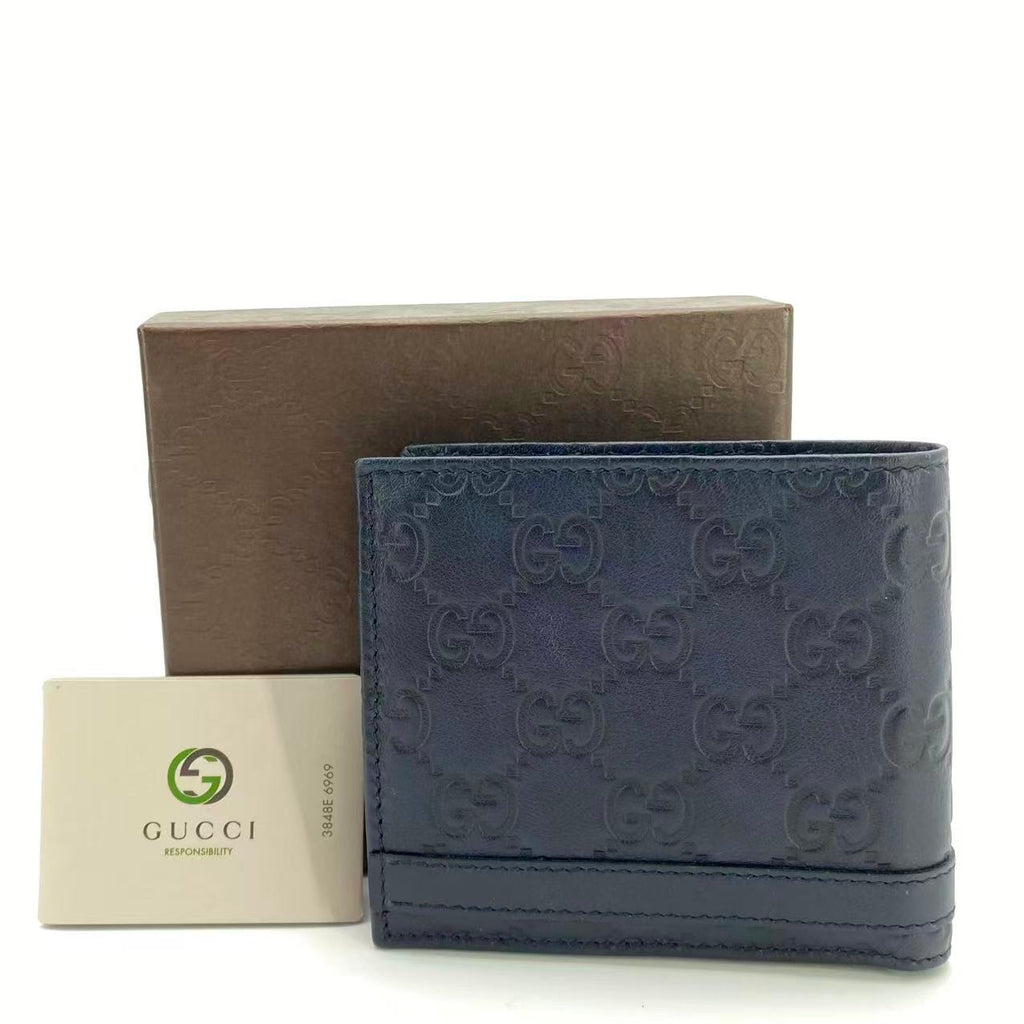 Bifold Microguccissima LeatherCompact Wallet