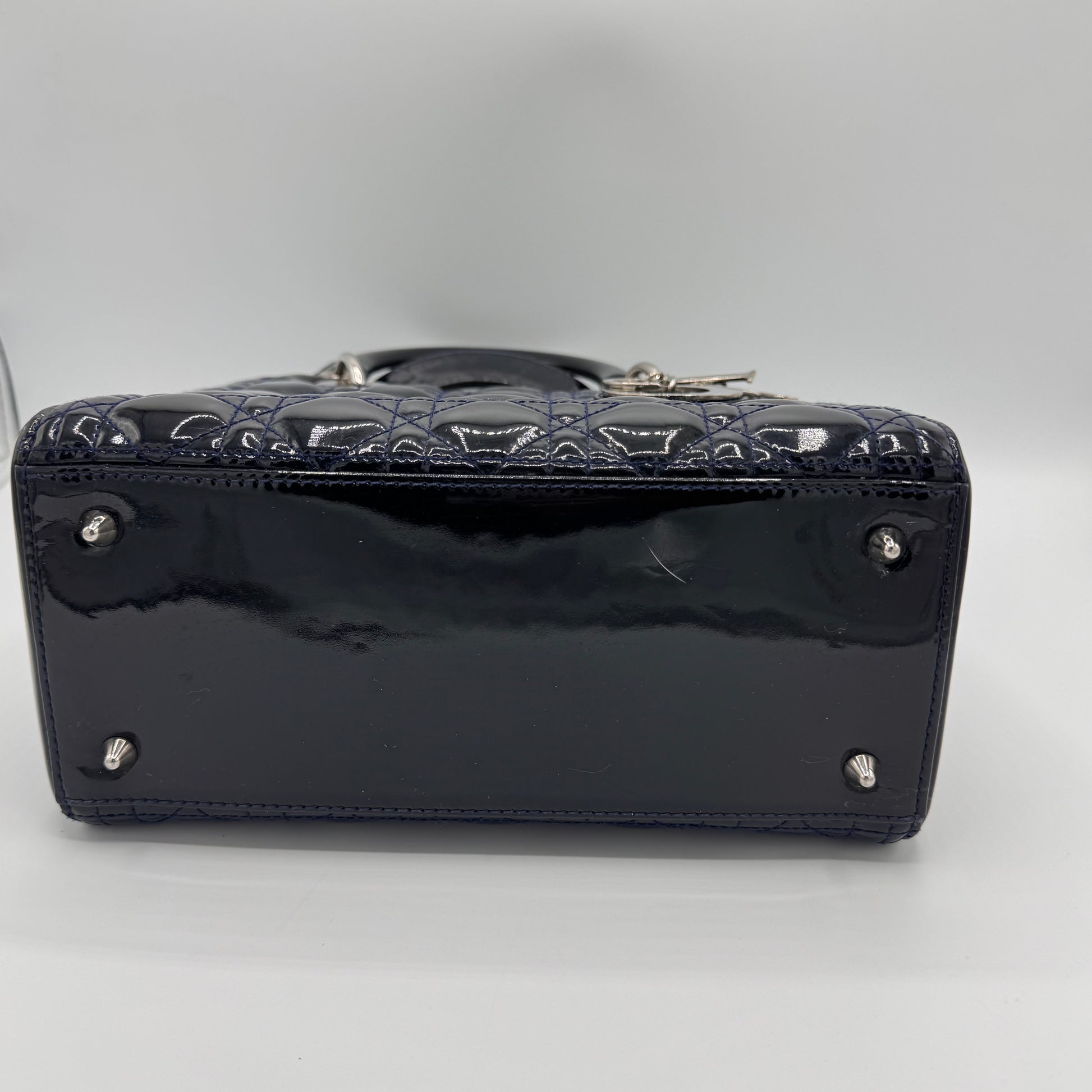 Christian Dior- Lady Dior Handbag Patent Medium