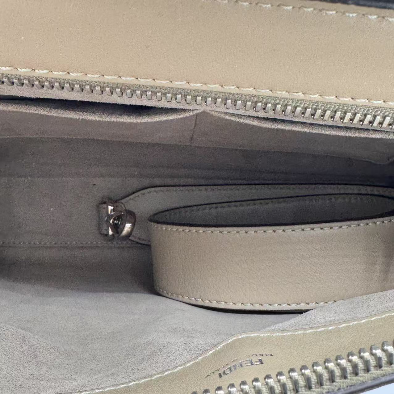 Fendi- Leather Dotcom Medium Handbag