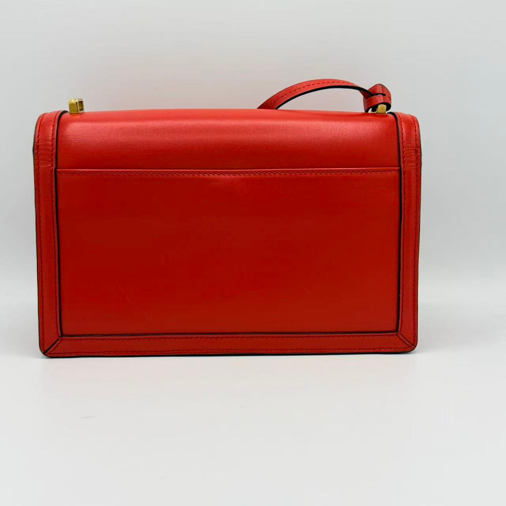 Barcelona leather knot shoulder bag