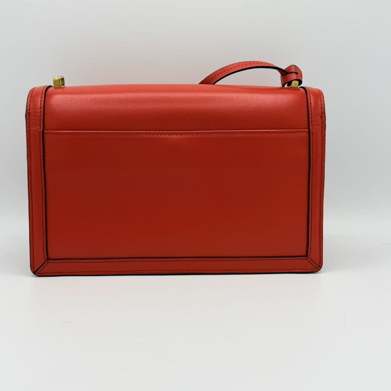 Barcelona leather knot shoulder bag