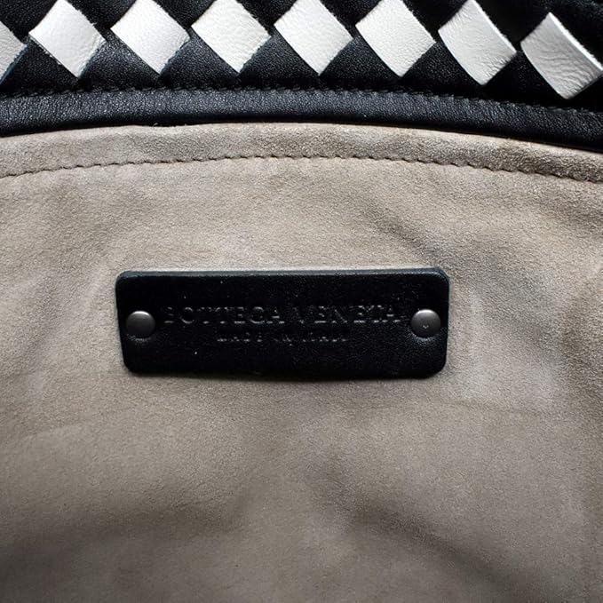 Sac cabas Cuir Rouge Black&White twins