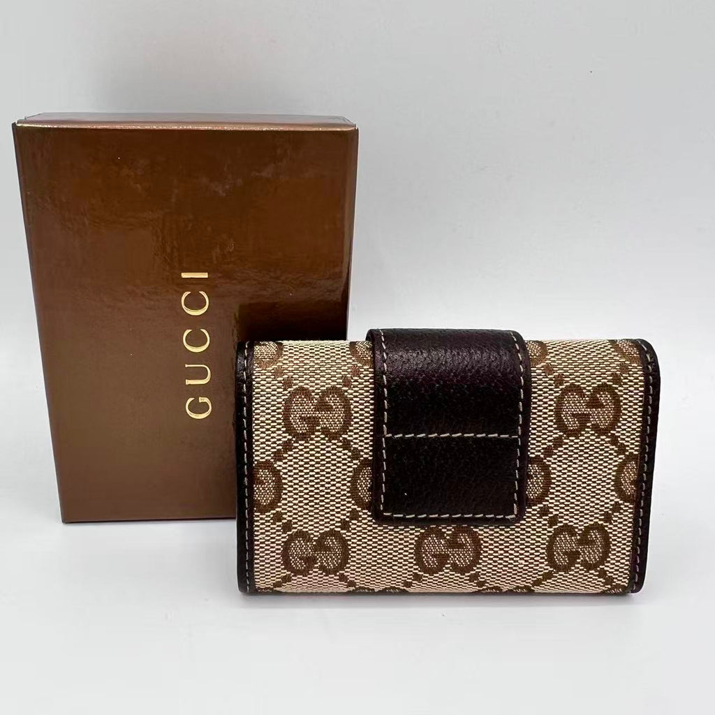 Horsebit Guccissima Canvas 6 Key Holder