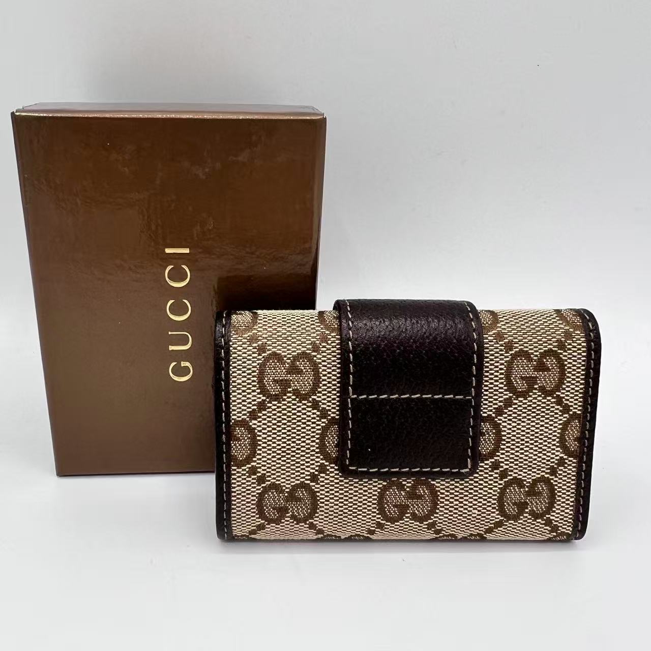Horsebit Guccissima Canvas 6 Key Holder