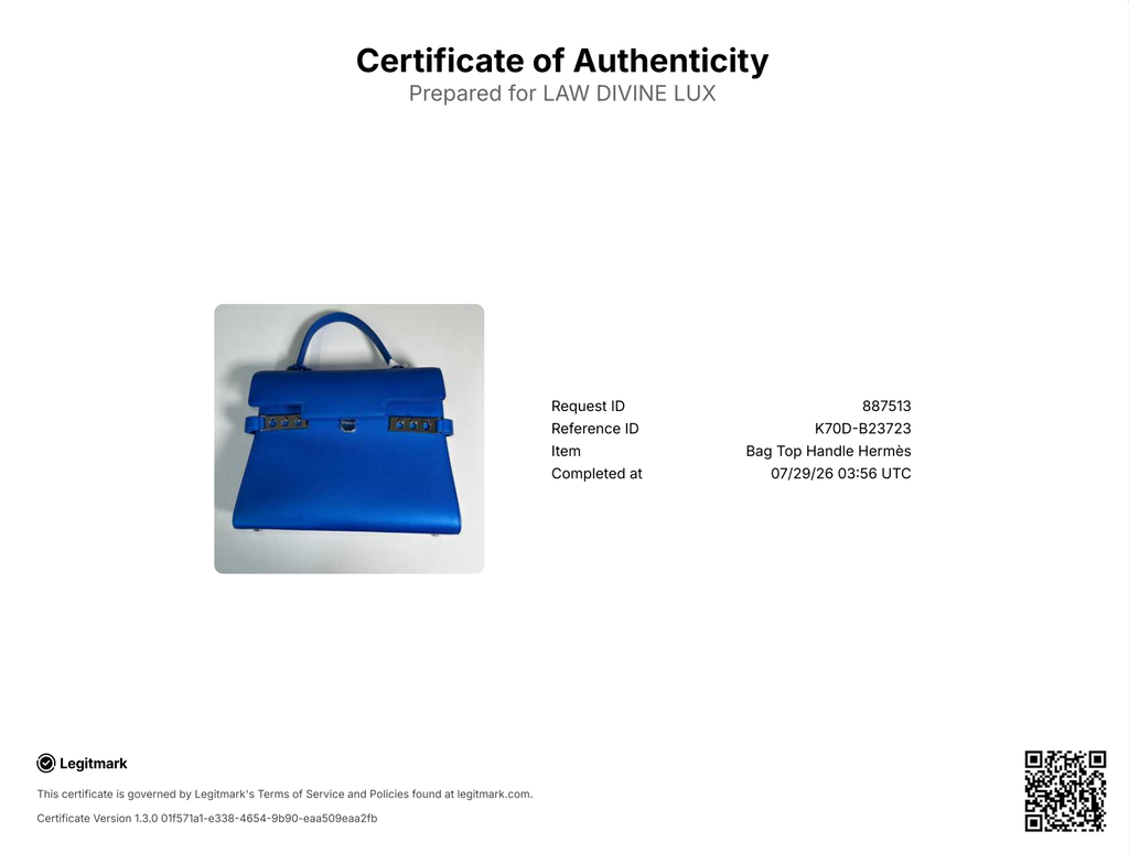 Delvaux Tempete Top Handle Bag Leather MM Twins B23723