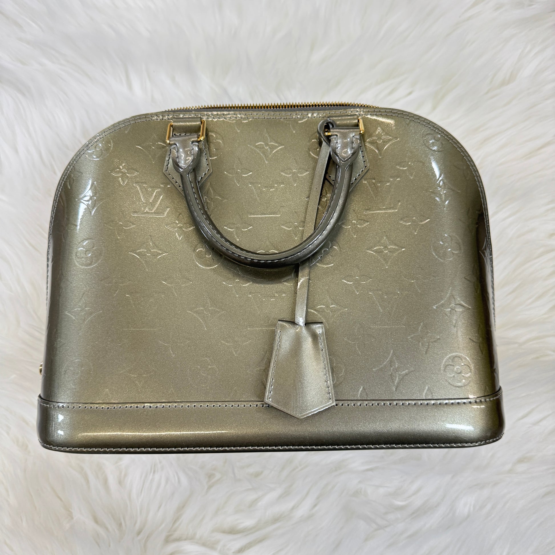 Alma Handbag Monogram Vernis PM twins LDJ4218