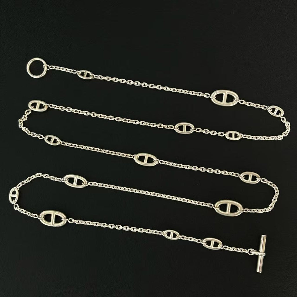 Chaine d'Ancre Farandole Pendant Necklace Sterling Silver Twins LDJ4226