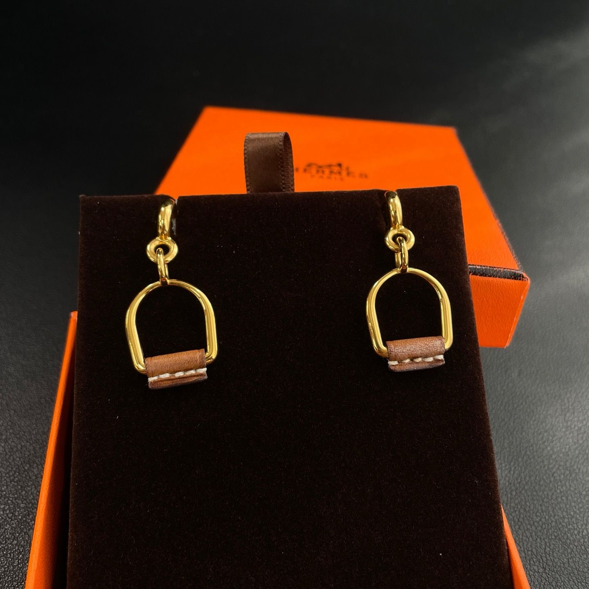 Heritage Equestre Etrier earrings Twins LDZ1225