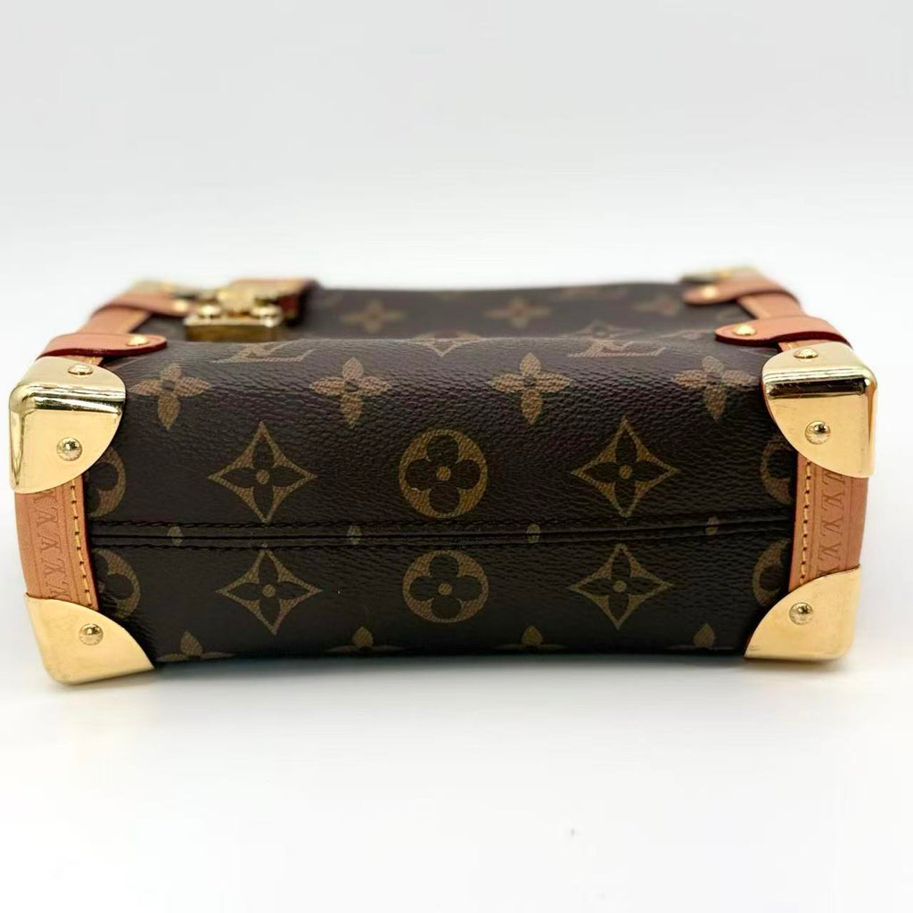 Side Trunk Handbag Monogram Canvas PM