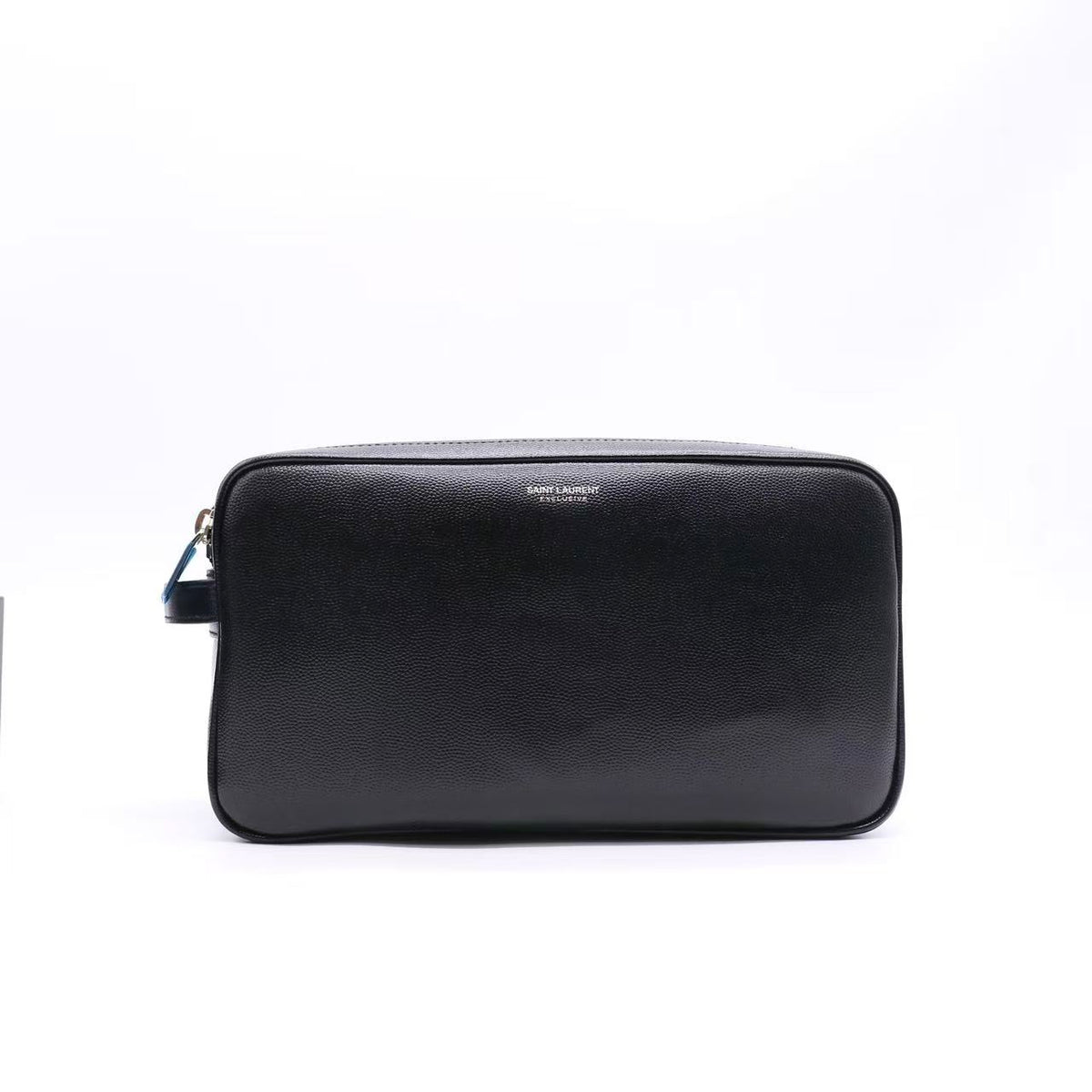 Saint Laurent Grain De Poudre Toiletry Case Black Twins LDZ1716