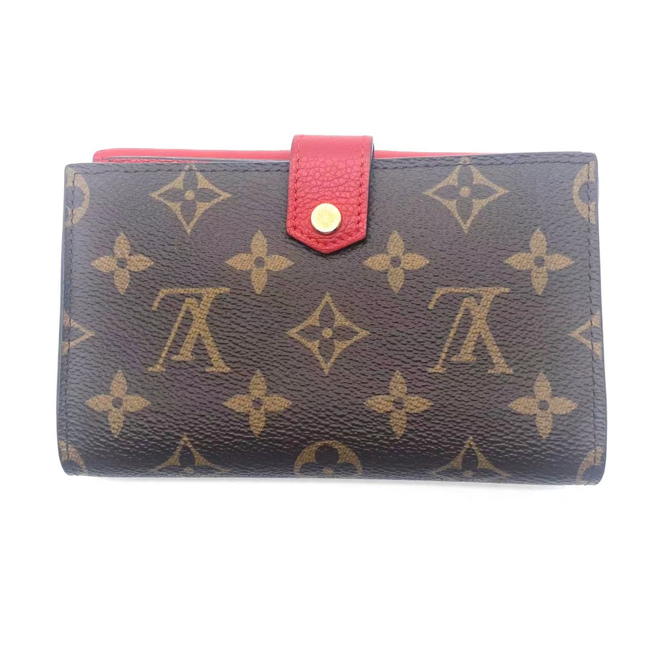Cerise Monogram Canvas Pallas Compact Wallet