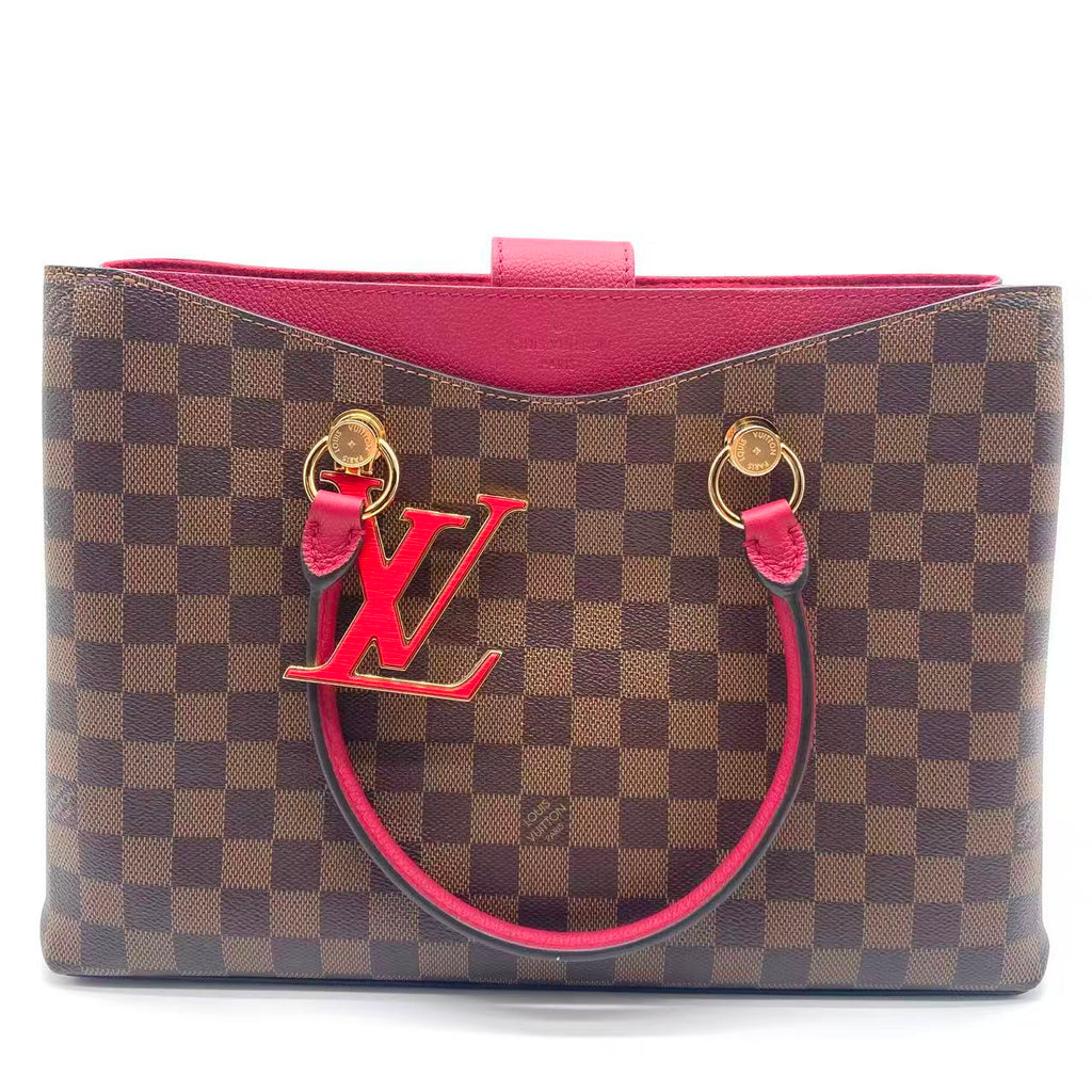 2019 Damier Ebene Riverside satchel