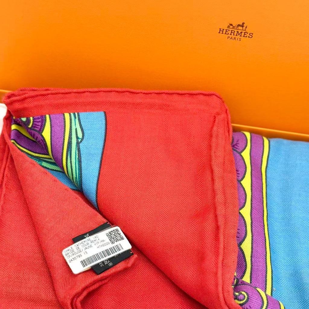 Chale Cashemire 140 BRIDE DE COUR REMIX