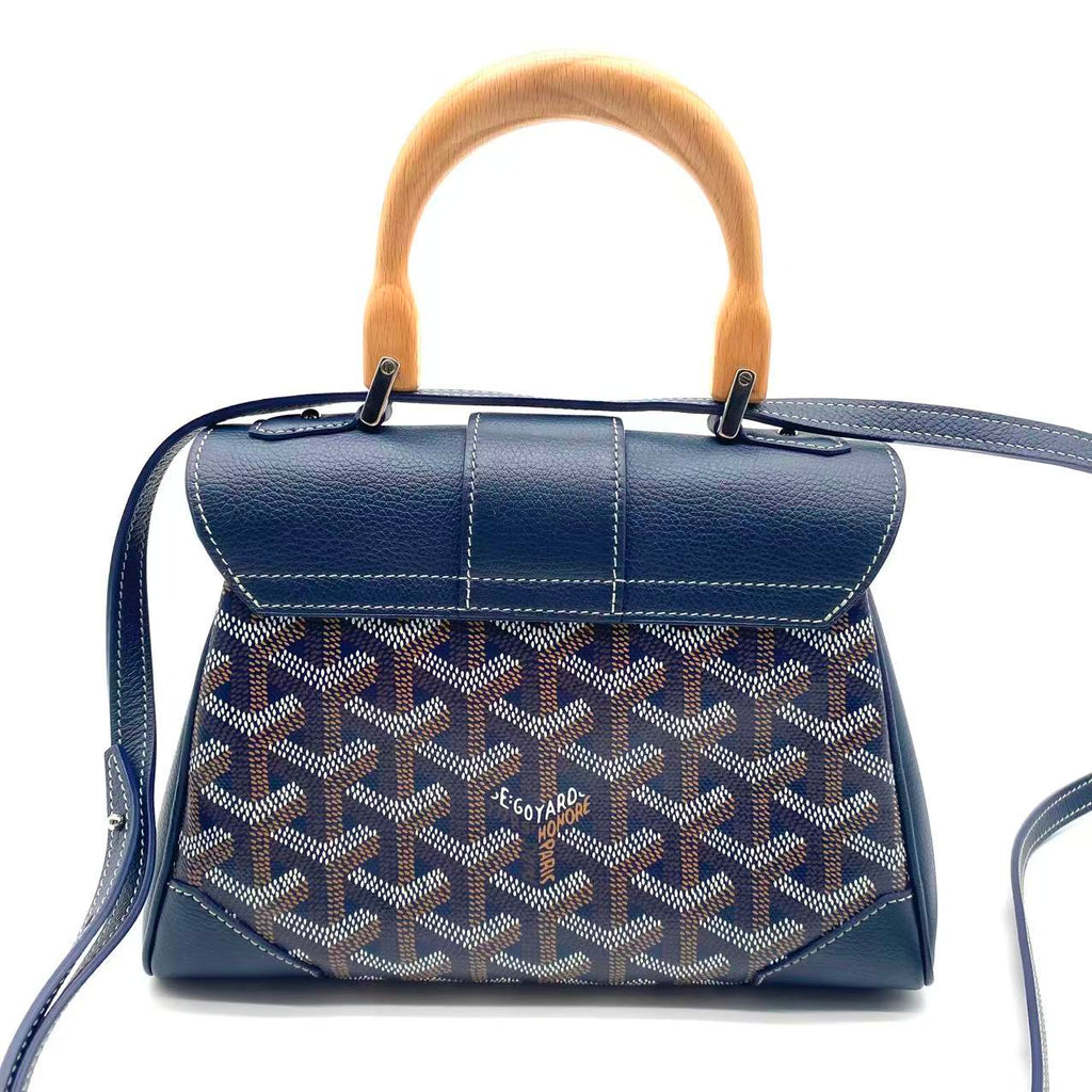 Saigon Goyardine Mini Navy