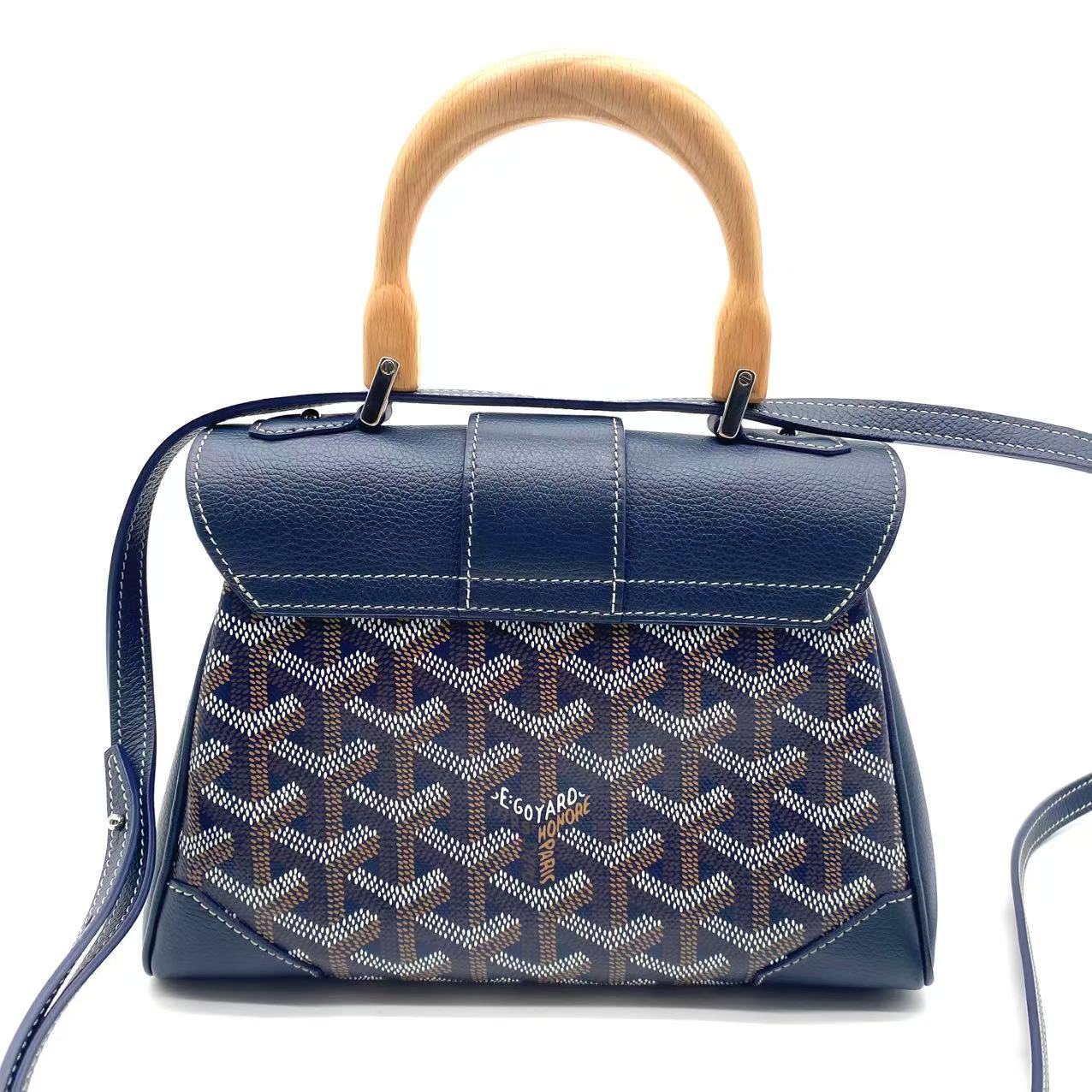 Saigon Goyardine Mini Navy
