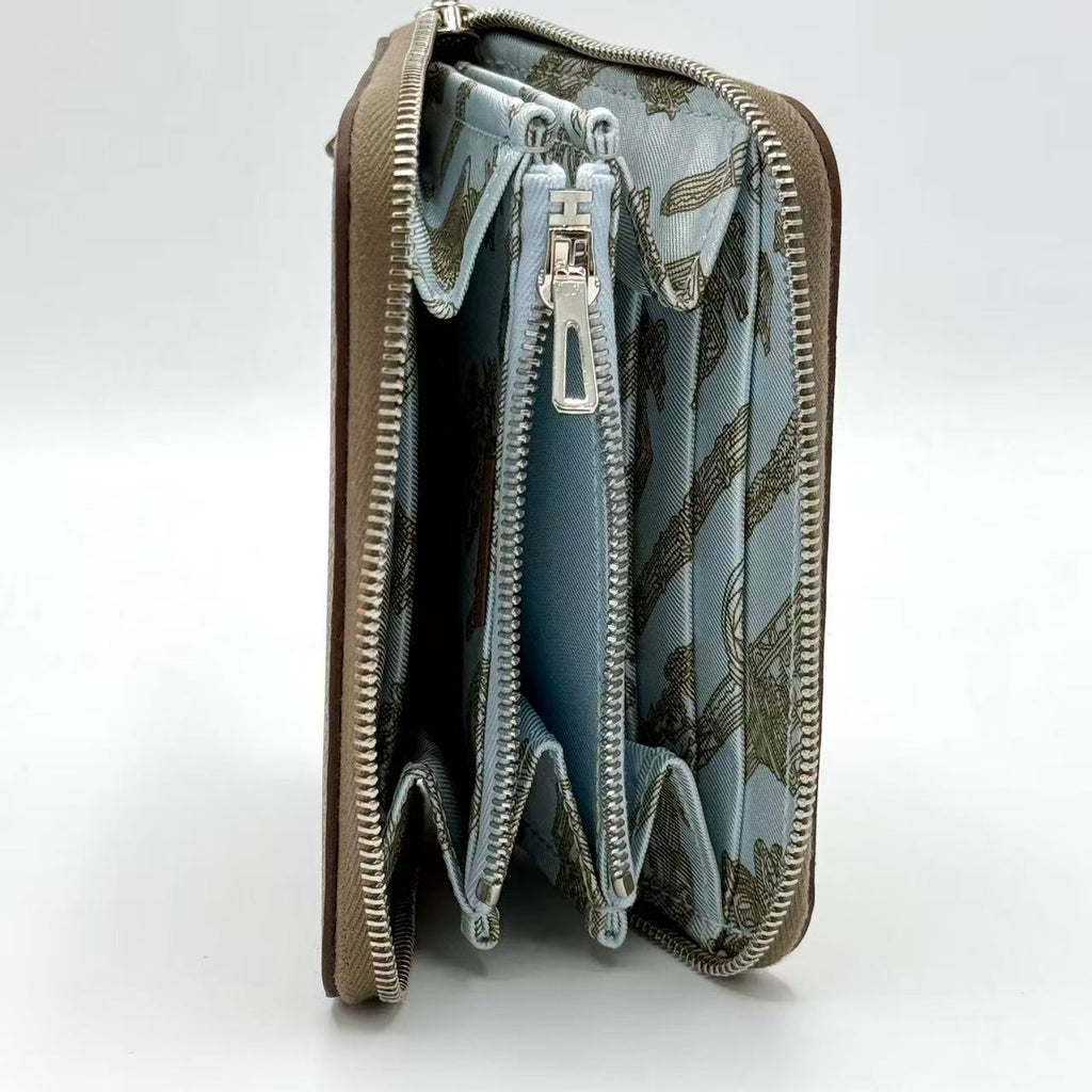 Silk'in Compact Wallet Etoupe